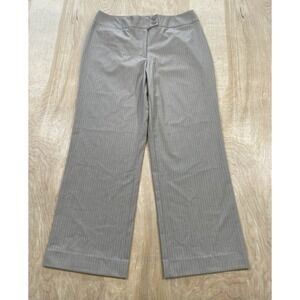 Chico's Wide‎ Leg Pants Striped Ankle Women's Size 2.5